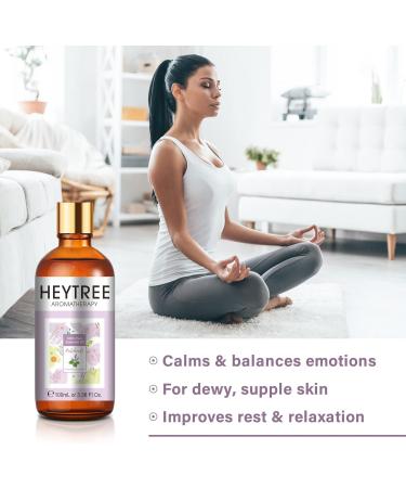 HEYTREE Patchouli Essential Oil 100ML - Pure Natural Oil for Aromatherapy, Relaxation, and Candle Making | 100.00 ml (Pack of 1) - Buy Online on GoSupps.com