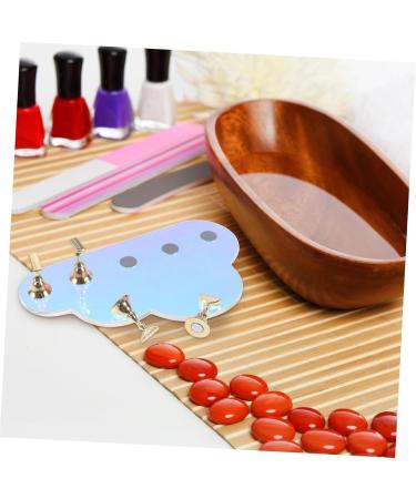 FRCOLOR 1 Set Nail Color Showing Tools Nail Art Tips Board Nail Holder for Painting Nails Magnetic Nail Practice Holder Magnetic Nail Tips Holders Manicure Metal Bracket Symphony - Buy Online on GoSupps.com