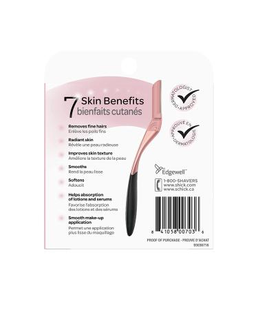 Schick Hydro Silk Dermaplaning Wand Refill Blades - 6 Professional Style Refills - Buy Online on GoSupps.com