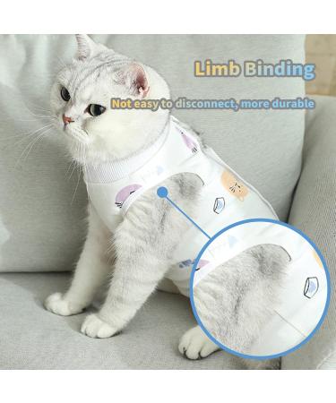 Clrybo Katzenbody - Professional Recovery Suit for Cats | Anti-Trim Dog & Cat Clothing After Surgery | Ideal for Belly Wounds & Skin Diseases | Size: M - Buy Online on GoSupps.com