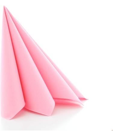 Prime Guest Napkin Pink - Premium Airlaid Fabric for Weddings & Celebrations | 50 Pack 40x40 cm Fold - Buy Online on GoSupps.com