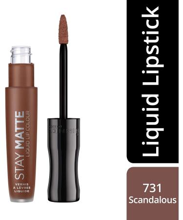 Rimmel London Stay Matte Liquid Lipstick - Scandalous Nude Shade 4 - 5.5 ml - Pack of 1 - Buy Online on GoSupps.com