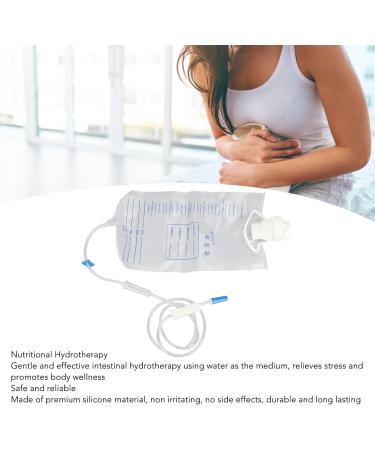 Pwshymi Enema Bag - Easy to Use Silicone Cleaning Bag for Home Enemas & Relief | International Shipping Available - Buy Online on GoSupps.com