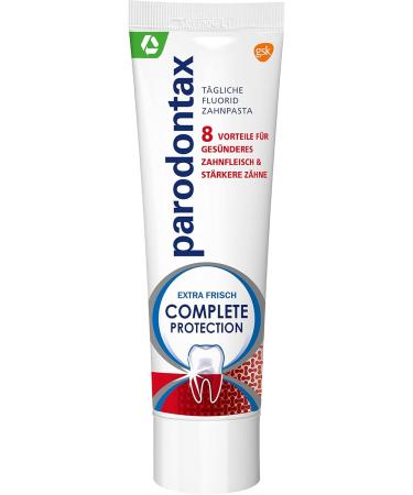 Parodontax Complete Protection Toothpaste with Fluoride - 5 Pack (75ml) | Reduces Bleeding Gums | International Shipping Available - Buy Online on GoSupps.com