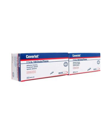 BSN Medical/Jobst 00303 Coverlet Fabric Spot Adhesive Bandage - Latex-Free Oval - 1.25 inch - Buy Online on GoSupps.com