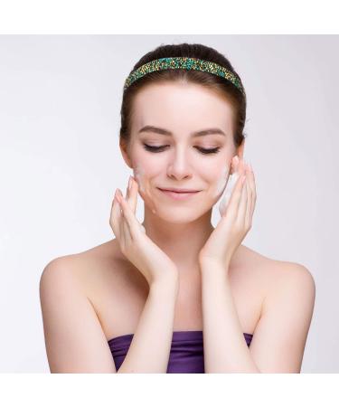 6-Pack Glitter Non-slip Rhinestone Fabric Headbands for Women - Ideal for Sports and Yoga - Buy Online on GoSupps.com