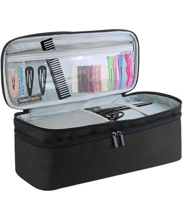 Hair Dryer Storage Bag Double Layer Tote Bag Large Capacity Hairdryer Bag Water Resistant Hair Bag Hair Dryer Tote Bag Travels Outings (Black - Grey) - Buy Online on GoSupps.com