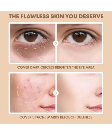 Cream Contours Stick 2-in-1 Stick for Concealer & Contouring | Long Lasting & Waterproof Contours Sticks Kit for Light Skin Face Makeup 1# - Buy Online on GoSupps.com