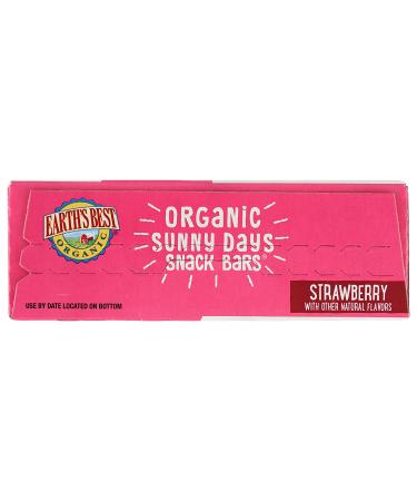 Earth's Best Organic Strawberry Snack Bars - 8 Count, 0.67 oz Each - Buy Online on GoSupps.com