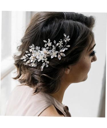 DOITOOL Wedding Hair Accessories Bridesmaid Hair Accessories Hair Accessory for Women Hair Pin Hair Barrettes Bride Headpiece Rhinestone Hair Clips for Women Crystal Hair Comb - Buy Online on GoSupps.com