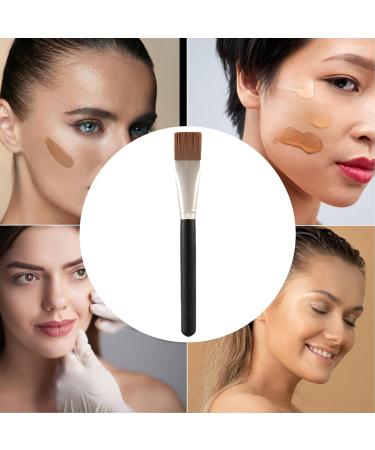 Masque Brush Square Brushes for Blending Liquid Cream - Cosmetic Supplies for Foundation Foundation Cream Pre-Makeup Masque Cream Concealer Pochy - Buy Online on GoSupps.com