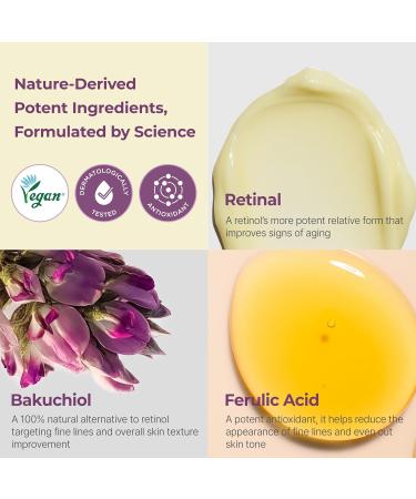 Retinol Bakuchiol Night Cream | Anti-Aging Skincare | Firm Skin & Reduce Wrinkles | Korean Face Cream - 1 Fl Oz - Buy Online on GoSupps.com