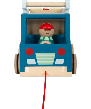 Small Foot Wooden Pull-Along Dump Truck - Motor Skills Toy & Baby Walker for Kids 18+ Months | International Shipping - Buy Online on GoSupps.com