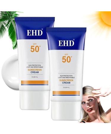 BATWHO Ehd Sunscreen, Ehd Sunscreen 50+ Pa+++, Sunscreen Spf 50 For Face & Body, Ehd Sunscreen Cream, Ehd Face Sunscreen Moisturizer (2 PCS)