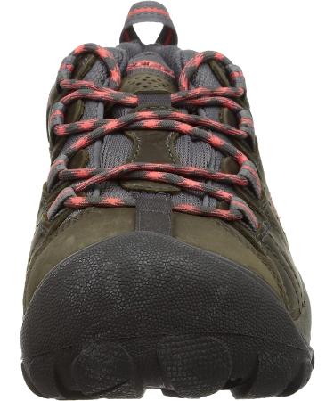 KEEN Women's Targhee 2 Low Waterproof Hiking Shoes 8.5 - Magnet/Coral - Buy Online on GoSupps.com