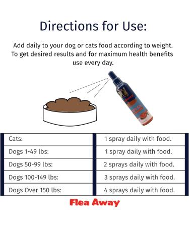 8 oz Flea Away Extra Virgin Norwegian Salmon Oil Spray - 100% Pure - Buy Online on GoSupps.com