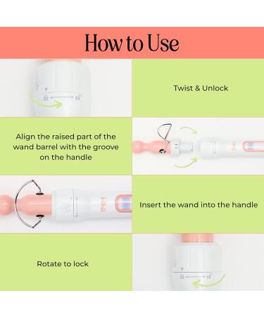 INH Hair 3-in-1 Quick Change Styler | Interchangeable Tool with Round Brush Curling Iron & Bubble Barrel - Ship Worldwide - Buy Online on GoSupps.com
