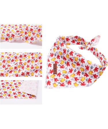 Lionet Paws Dog Bandana - Triangular Headscarf for Small Medium & Large Dogs (L) - Autumn Style - Pack of 1 - Buy Online on GoSupps.com