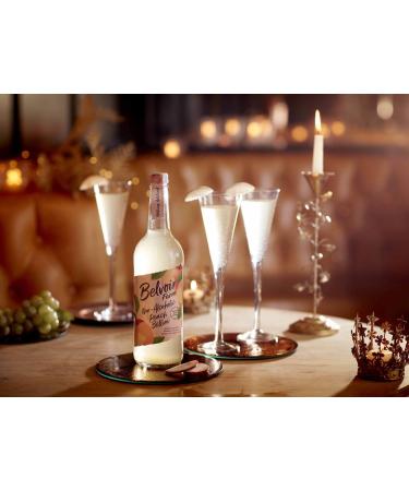 Belvoir Farm Non-Alcoholic Peach Bellini - Real Peach & Grape Juice - 6 x 750ml Bottles - Buy Online on GoSupps.com