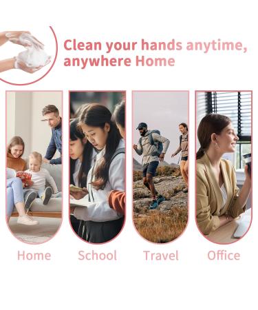 Foaming Hand Soap Tablets Refill - RAQEHO 20pcs Hand Soap Foam Refills for Kids Adults Liquid Handsoap Household Cleaning Products Travel Kitchen Bathroom with 1 Refillable Foaming Dispenser - Buy Online on GoSupps.com