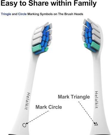 Replacement Toothbrush Heads for Philips Sonicare | 8 Pack Compatible Brush Heads - Snap-on Electric Tooth Brushes - Buy Online on GoSupps.com