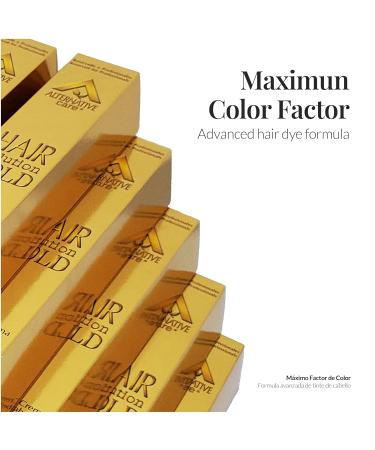 Hair Solution Gold Ash Blonde 7.1 Hair Dye - 90g Permanent Color Peroxide Cream & Gloves | Professional Salon Care for Stunning Beauty - Buy Online on GoSupps.com