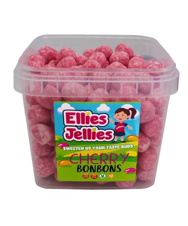 Ellies Jellies Cherry Bonbons 830g Square Tub - Buy Online on GoSupps.com