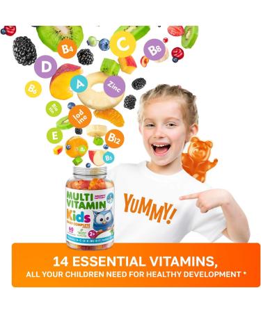 Dr. Moritz Kids Sugar-Free Magnesium Gummies & Multivitamin - Calm Supplement & Multivitamins for Children - Buy Online on GoSupps.com