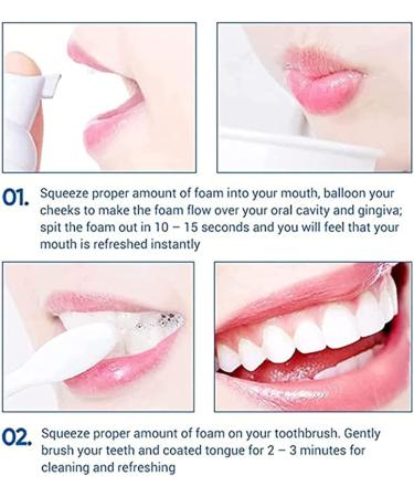 Deep Cleaning Foam Toothpaste - Ultra-Fin Mousse Foam for Effective Teeth Cleaning (1PCS) - Buy Online on GoSupps.com