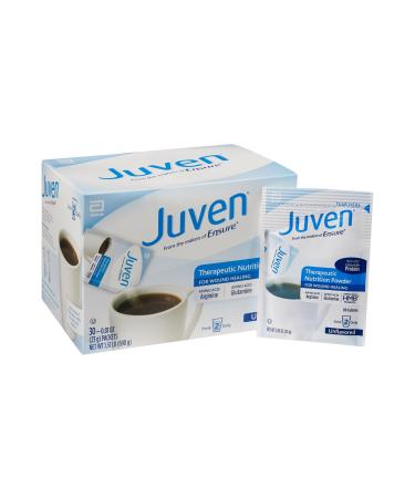 Medline Juven Powder Nutritional Supplement (Unflavored Packaging) 0.81 Ounce each 30 Count (Pack of 1)