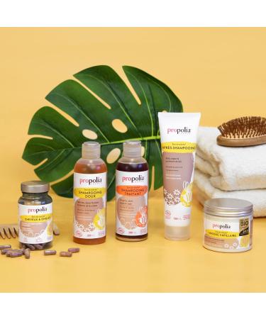 PROPOLIA - Hair & Nails - Fortification & Growth - Dietary supplement - Pollen Brewer's yeast Blueberry - Vitamins B5/B6/B8 & Zinc - Made in France - 90 capsules - 1 month cure - Buy Online on GoSupps.com