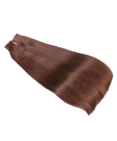Buy #4 Chocolate Brown 40cm Tape-In Hair Extensions - 100% Remy Real Hair - Tress by Novon - 40 Bricks 2.5g Each - Buy Online on GoSupps.com