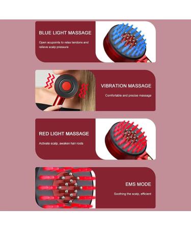 Hair Oil Applicator Scalp Massager Hair Oil Applicator Electric Hair Brushes for Hair Growth 2 in 1 Electric Massage Comb  - Buy Online on GoSupps.com