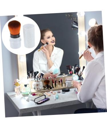 POPETPOP Telescopic Powder Brush Foundation Powder Brush Telescopic Brush Blending Blush Brush Bronzer Makeup Brush Concealer Brush Loose Brush Fluffy Makeup Brush Plastic Retractable Paint medium Blue - Buy Online on GoSupps.com