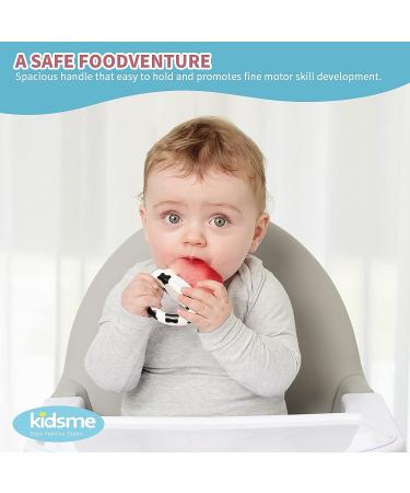 Kidsme Cooling Teething Rings for Babies 0-6 Months - BPA-Free Silicone Baby Teether in Purple - Buy Online on GoSupps.com