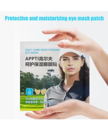 Flkiglm UV protection golf eye patch moisturizing skin care hydrogel golf eye mask for outdoor sports sun care for women mens skin in outdoor sports travel leisure women men - Buy Online on GoSupps.com