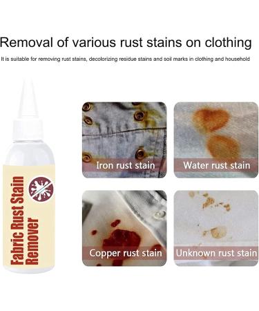 Emergency Stain Rescue Strong Clothes Rust Yellow Remover Emergency Stain Rescue Quick Dirt Spot Stain Rust Yellow Remover Laundry Clothing Cleansing Agent Tools (100ml) - Buy Online on GoSupps.com
