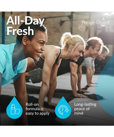 Perspi-Guard Strong Antiperspirant and Roll-On Deodorant with Neroli 48-Hour Scented Deodorant for Men and Women to Prevent Sweating and Odours w/Aloe Vera and Kojic Acid - Triple Pack - Buy Online on GoSupps.com