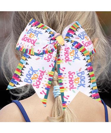 Xtauaguh Hair Bow Barrettes | Back to School Girls Hair Barrettes - Cute Decorative Hair Clips Hair Accessories for Daily Life Travel School - Buy Online on GoSupps.com