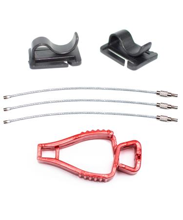 Extra Glove Clip & Two Wire Rings