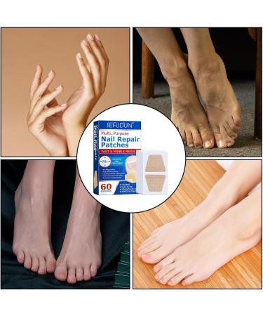 Toenail Plasters - Extra Strong Nail Repair Patch for Toenails and Fingernails Practical Breathable Non-Irritating Nail Repair Renewal Patch for Discolouration Cracked - Buy Online on GoSupps.com