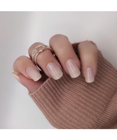 Zaubern gel4Home- UV wraps UV nail foils gel nail wraps semi cured gel nails (White Boomer)