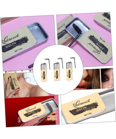TOVINANNA 3 Sets Eyebrow Soap Brow Soap Kit Brow Cosmetics Powder Woman Colorless Styling Cream Gel Texture - Buy Online on GoSupps.com