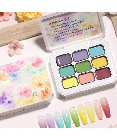 Gacqpli Nail antigradient with 9 colors modeling tools palette modeling gel for shaping - Buy Online on GoSupps.com