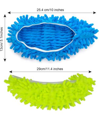 10pcs Washable Microfiber Mop Slipper Shoes Cover - Reusable Foot Socks for Floor Polishing - Ideal for Bathroom, Office, Kitchen & House Cleaning - Buy Online on GoSupps.com