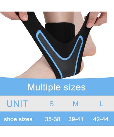 Kktongxi Neuben Fusswickel for Plantar Fasciitis Relief - Flexible Ankle Compression Wrap for Men & Women - Black (M) - Buy Online on GoSupps.com