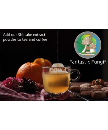 Shiitake (Lentinula Edodes) powder - Fantastic Fungi 100 grams - 3 month supply -Shiitake mushroom fruiting body powder - (Lentinula Edodes) mushroom extract Concentrated 100:1 Shiitake extract powder ready to use - Buy Online on GoSupps.com