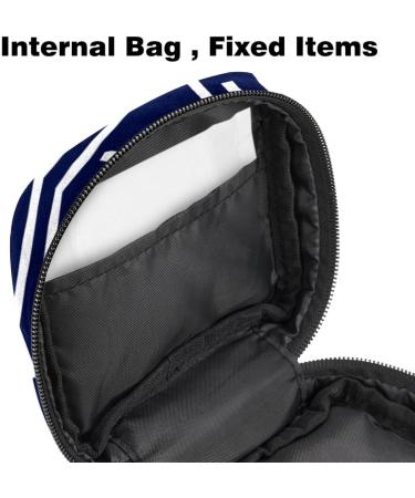 White Bar Women's Binding-Storage Bag | Large Menstrual Cup Pocket with Zipper | Stylish Period Inserts & Tampon Bags for Girls & Women - Multi-Colored - Buy Online on GoSupps.com