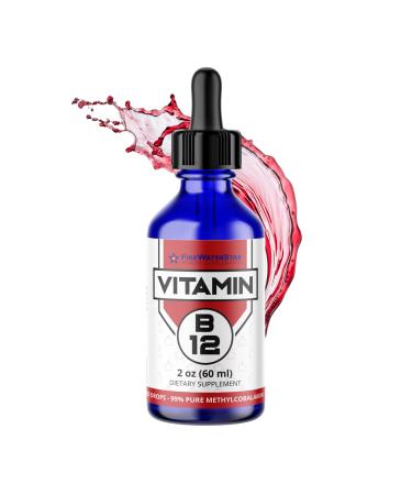 B12 Liquid Drops - Sublingual - 99% Pure Methylcobalamin - Adjustable Dosing - 1 000 mcg to 5 000 mcg - Methyl Vitamin B12 Supplement - Organic Non-GMO Vegan - Supports Energy Production