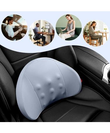 fanelod Car Seat Lumbar Support | Comfortable Driving Back Support - Soft Lumbar Pillow for Lower Back Discomfort Relief Car Back Cushion for Driving Ergonomic Lumbar Support for Car Blue - Buy Online on GoSupps.com